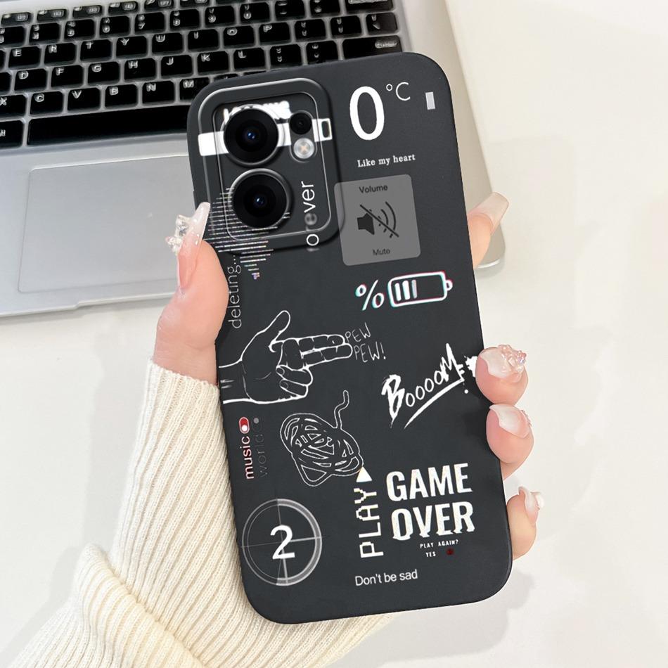 

For OPPO Reno13 F 4G 5G Reno13 Pro Lovely Printing Jelly Phone Case For Oppo Reno 13F 13 13Pro Soft Silicone Shockproof Cases Reno13 F 4G