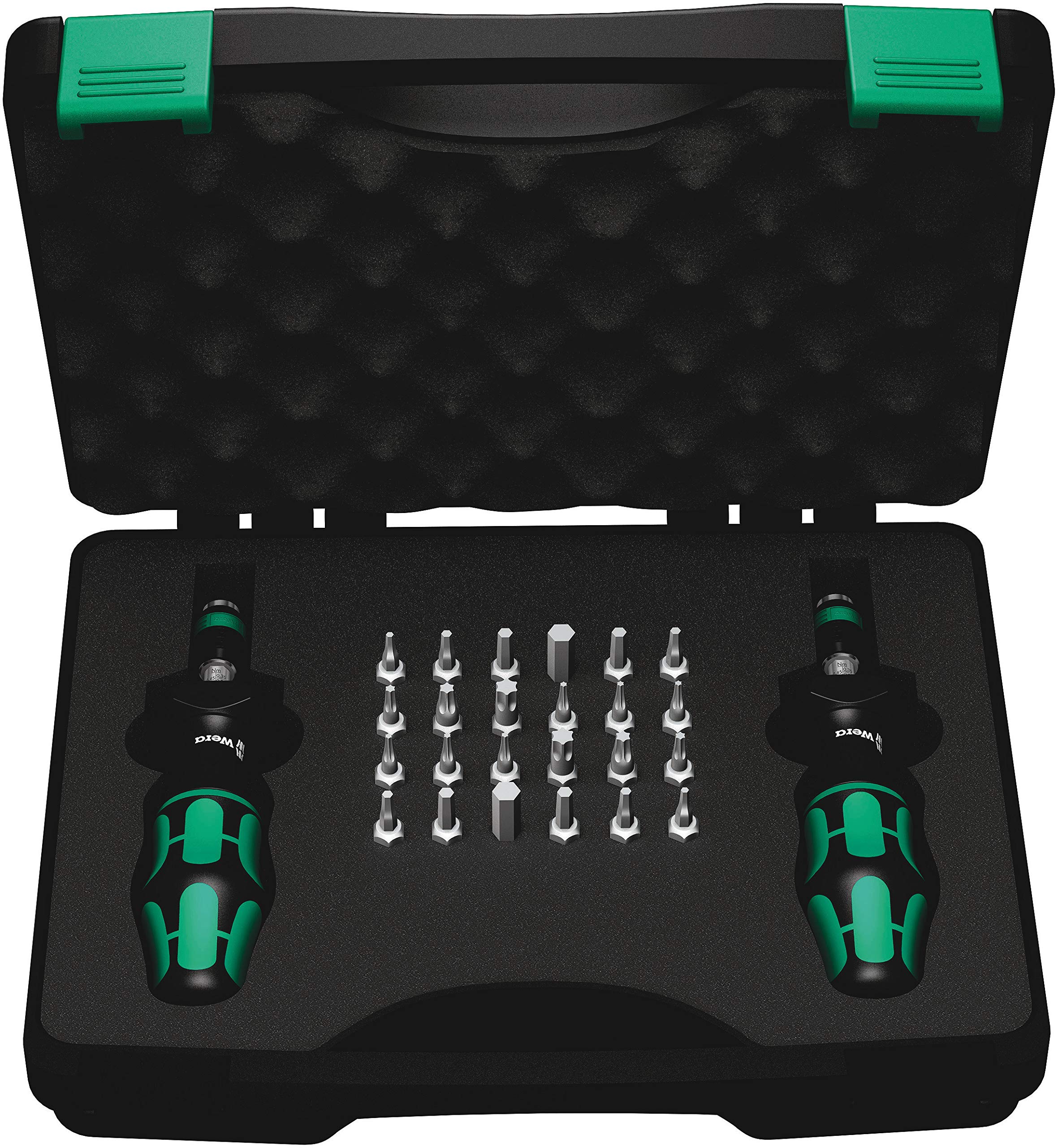 

Wera 05074738001 Kraftform Torque Driver Set with Imported from Set, 0.3-3.0 Nm, 26-Piece Bits, 7440/41 [Officially Japan]