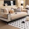 New Winter Plush Sofa Cushion Autumn And Winter Light Luxury High-End Seat Cushion Fixed Non-Slip Sofa Cover Cover Cloth