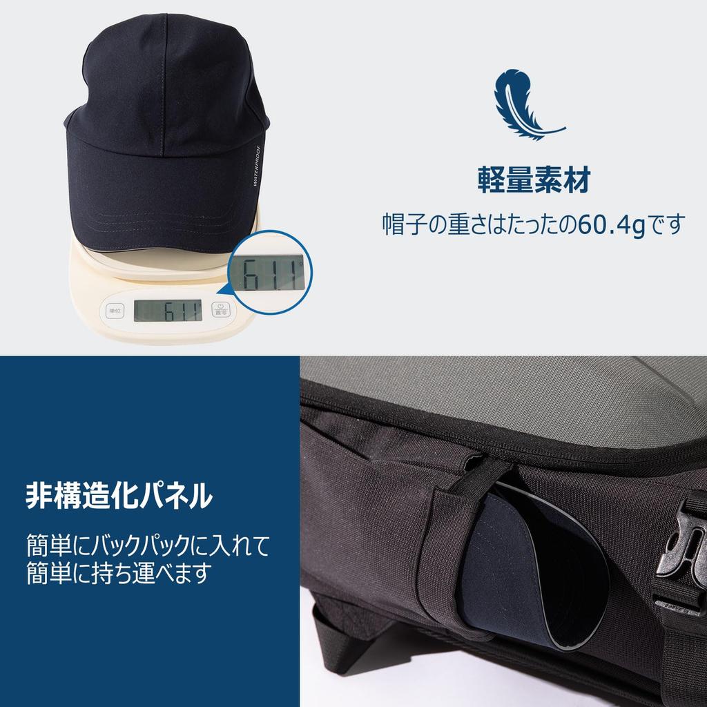 Large Size Cap Baseball Hat Waterproof Men Summer Golf Cycling Summer Running Mountain Climbing Outdoor UV Protection Foldable Fishing UV Hat Rain Hat