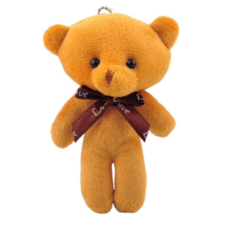 Plush Teddy Bear Toy Keychain Keyring Pendant Stuffed Doll Gift Kids Girlfriend