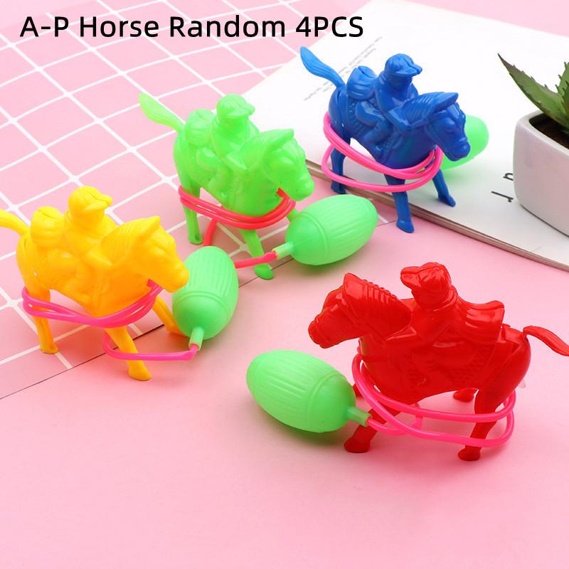 Nostalgic Toys Air Pressure Jumping Frog New Children'S Horse Wire-Controlled Airbag Blow Molding Will Jump Frog Animal Toy