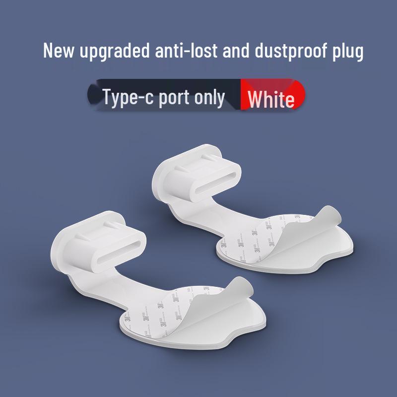 Lepicí protiprachová zátka typu C pro telefony Apple 15/16, Huawei, Xiaomi, Honor, Vivo