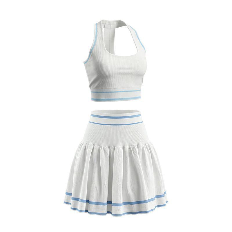 Women Breathable Tennis Running Cycling Jersey Suit Sportswear Quick Dry Athletic Outfit