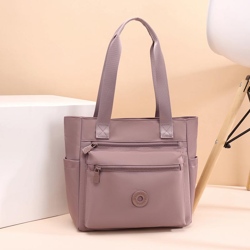 Women's Bag Multi-Color Shoulder Bag Lightweight Nylon Bag Large Capacity Multi-Pocket Handbag