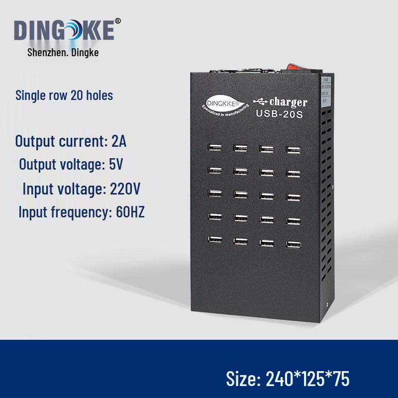 USB Multi-Port Charger: 10-100 Port Station with PD/QC3.0 Fast Charging - Charger King