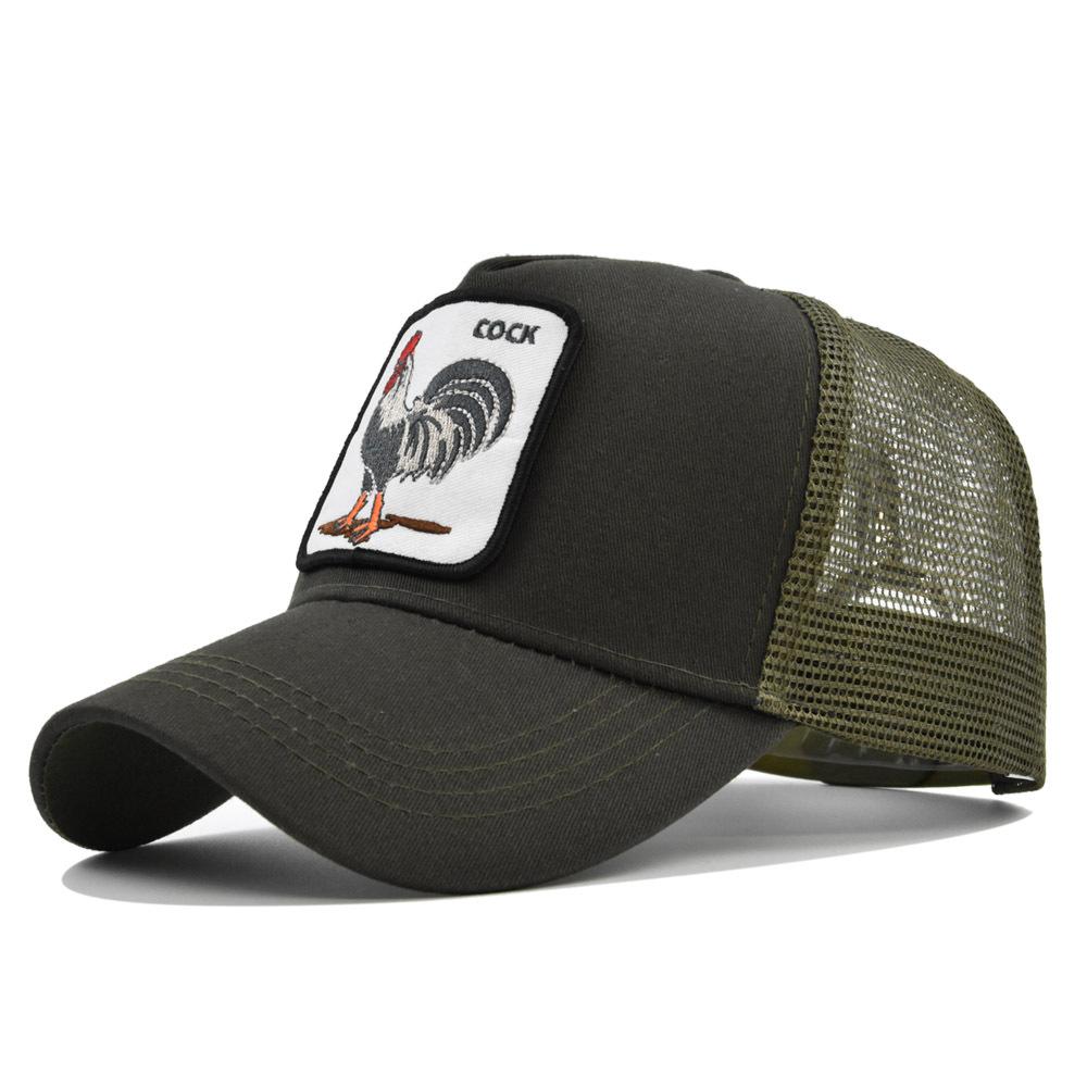 Fresh Latest Brand New Baseball Patched High-Quality Hats, Cartoon Anime Women'S And Men'S Caps Peaked Hats, Men'S Rooster Hats