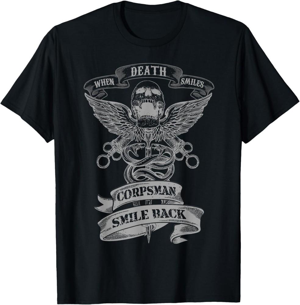 

Corpsman Smile Back 8404 Gift For Corpsman Veteran Gift Unisex TShirt Unisex T-Shirt L