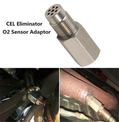 M18X1.5 Oxygen O2 Sensor Spacer Adapter Universal Stainless Steel Extension Filter CEL Mini Catalyst Check Engine Light