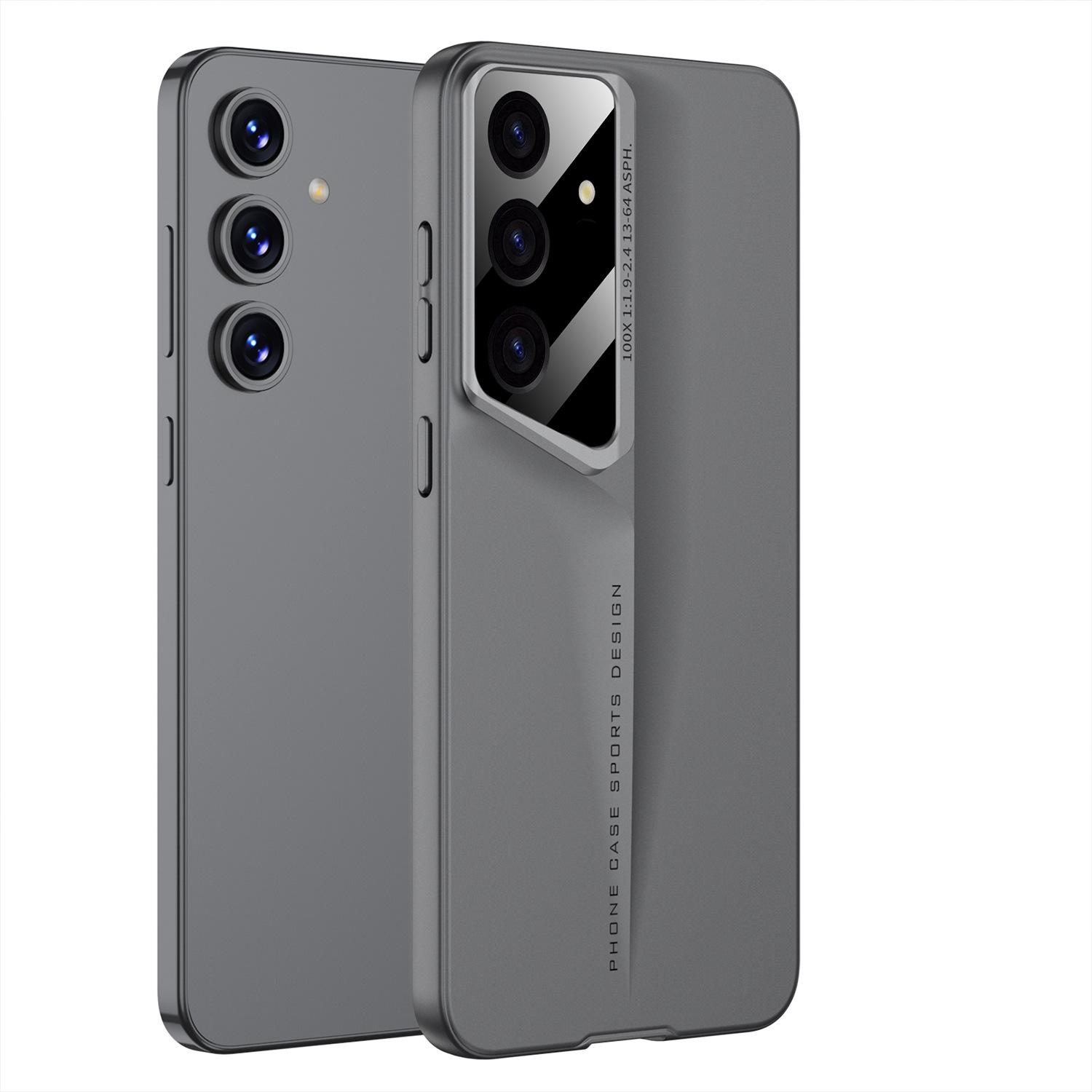 

Suitable for Samsung S24EF Ultra thin Matte Mobile Phone Case S24EF Fine Hole Anti Fall Protective Case Solid Color Matte Simple Style SM-S24FE