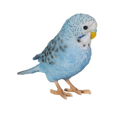 Ubia Blauer Wellensittich 12 x x cm Puppenfigur Ornament Tier Gartendekoration Vogel 3.5 7.8 H23350-1