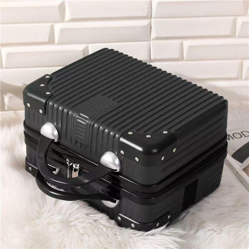 

16-Inch Combination Lock Suitcase: Portable Makeup Carry-On Cabin Bag with Logo, in 17-Inch Option. 14-inch no lock