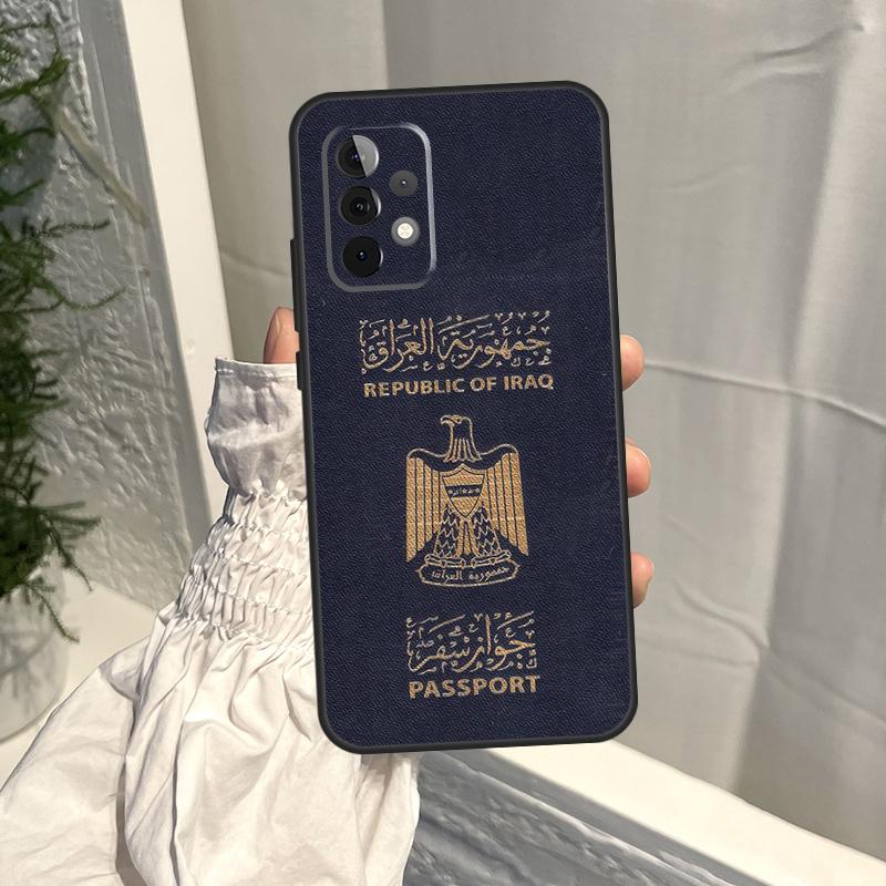 Iraqi Iraq Flag Case For Samsung Galaxy A52S A06 A16 A26 A36 A56 A55 A35 A15 A53 A32 A33 A13 A14 A34 A54 A17