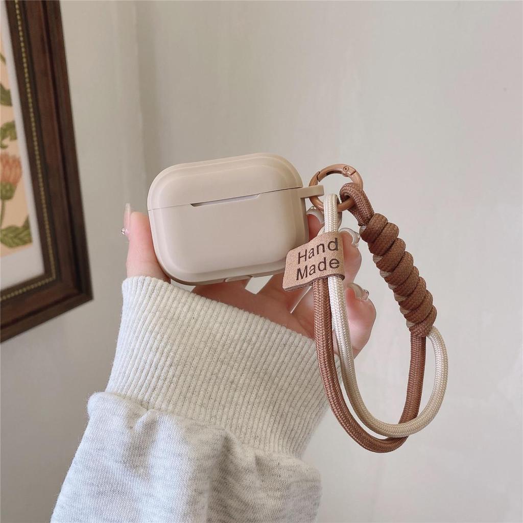 Milk Tea Silicone Bracelet Case for Apple AirPods Pro 2 & 3 Bluetooth Headset