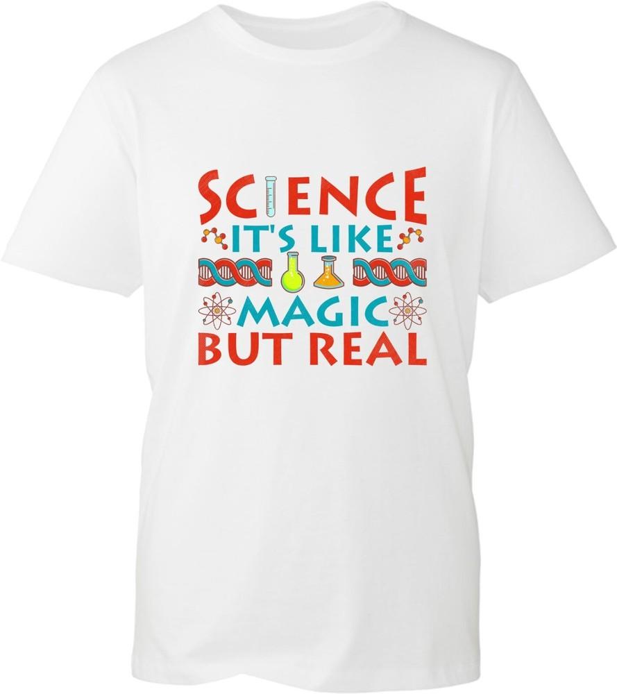 Science Its Like Magic But Real TShirt Scientific Medical Experiunisexts Dna Rna S