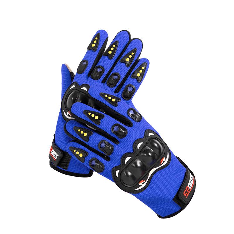Unisex Full Finger Touch Screen Non-Slip Hard Shell Outdoor Cycling and Motorcycle Gloves