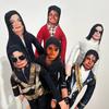 Lustige Michael Jackson Figur Halloween Schreibtischdekorationen Abstrakte Gelenkbeweglichkeit Puppe Jackson Cosplay Actionfigur Partygeschenk