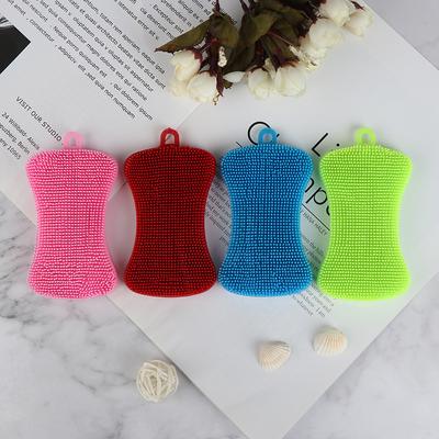 Escova de lavar louça de silicone, panela, esponja, ferramenta de limpeza de cozinha