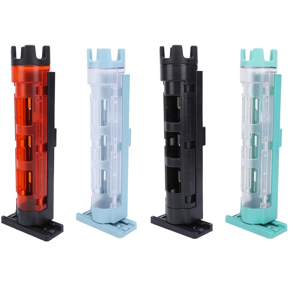 Fishing Rod Holder Detachable Portable Plastic Fishing Pole Floor Stand with Filter Hole Lure Fishin