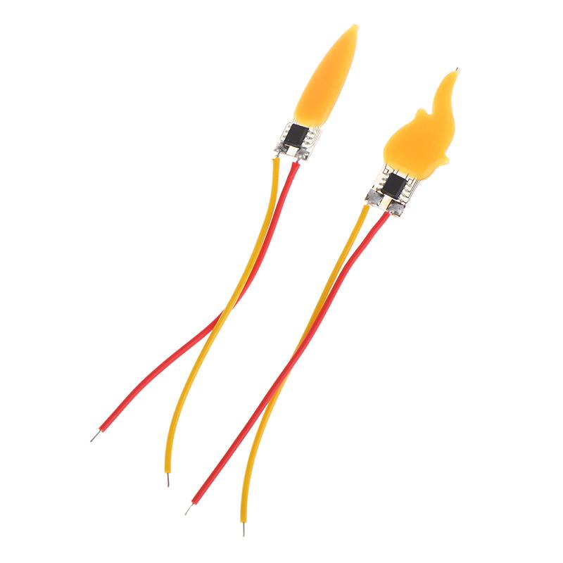 2/5/10Pcs Flame Light Bulbs 2200K Diode Flame Led Filament 3V Led Flame Effect Light Bulb For Newyear Christmas Party Decor