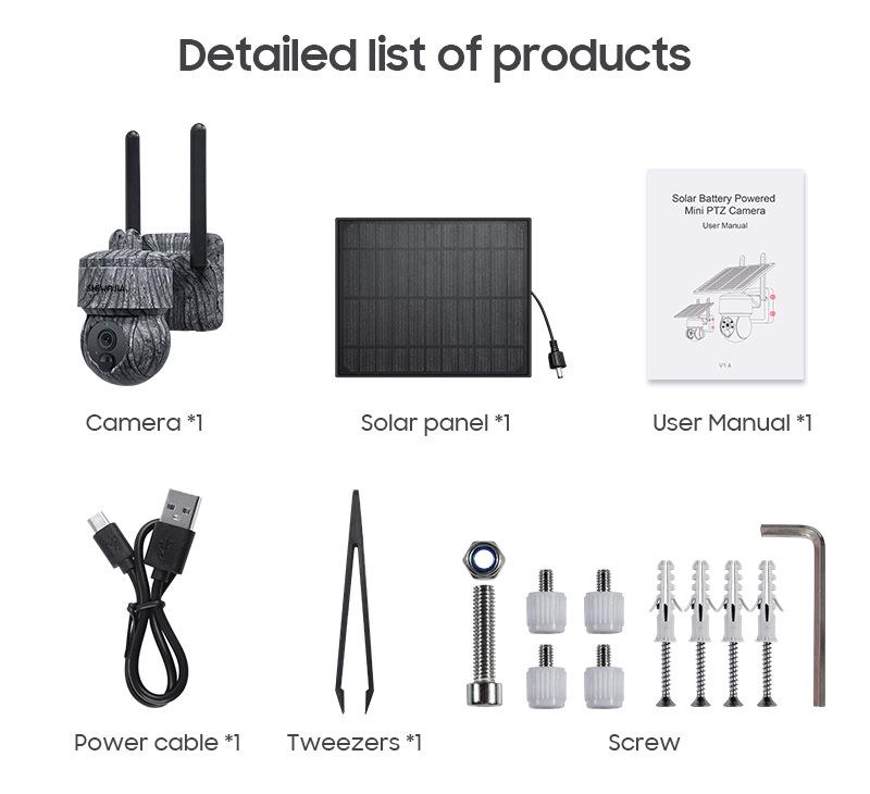 4G Solar-Powered WiFi Outdoor HD Camouflage Surveillance Camera