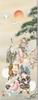Sanko Hanging Scroll Hanging Scroll Seven Lucky Yosui Cosmetic Wind Chin for Displaying In Rooms and Alcoves Co., Ltd. - Gods/Ogata (Shakusan, Box,