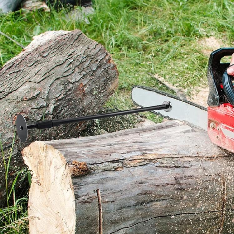 Magnetic Firewood Cutting Rod Quick Length Adjustable Logging Measure Tool Stick