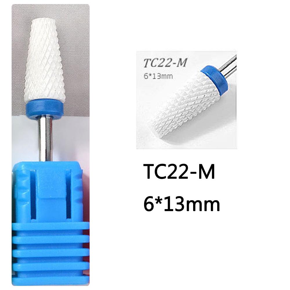 Broca de Uñas Cerámica Fresa Pedicura Removedor Esmalte en Gel Accesorios de Nail Art Preferenciales