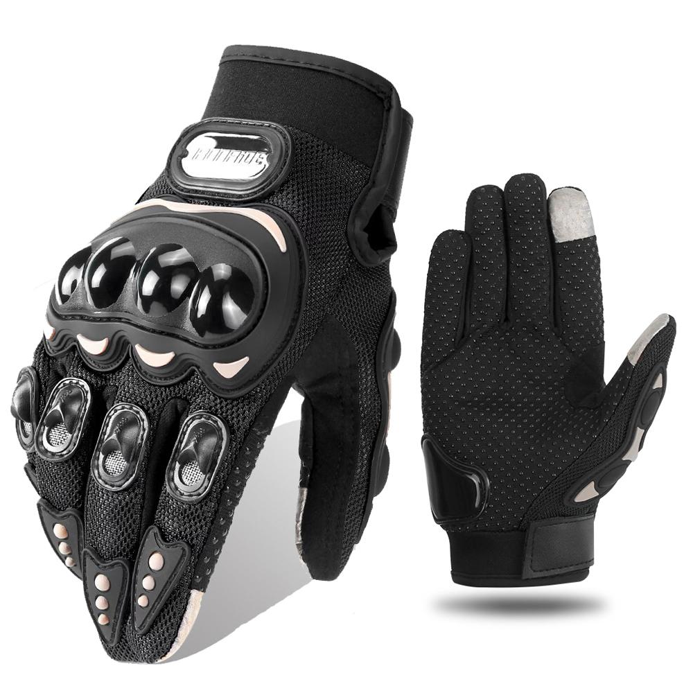 Gants de Moto Portables Moto Motocross Respirants Écran Tactile Course Moto Vélo Équipement de Protection Été Guantes Gant
