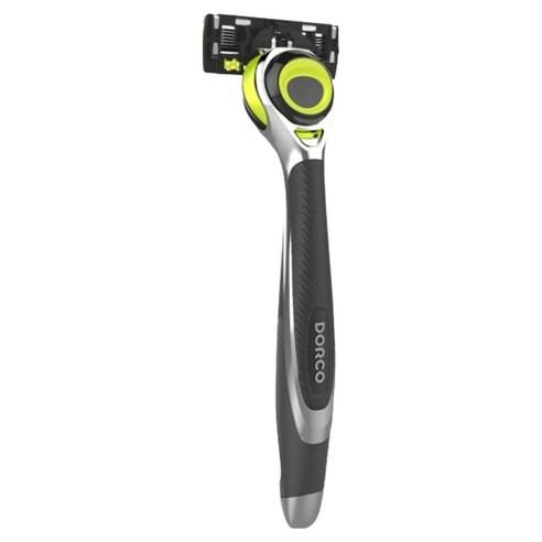 Dorco PACE 3D Motion 7-Blade Razor Set, Pivoting Head & Smooth Close Shave