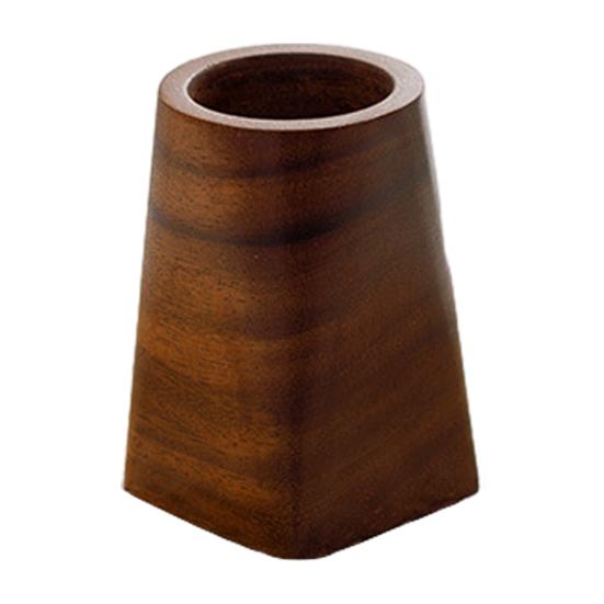 Drewniany Orzechowy Pojemnik na Długopisy Pojedyncza Tubka w Stylu Ceremonii Herbacianej Organizer Ręcznie Robiony Przechowywanie na Biurko na Pędzle Narzędzia Elegancki Wystrój Biura