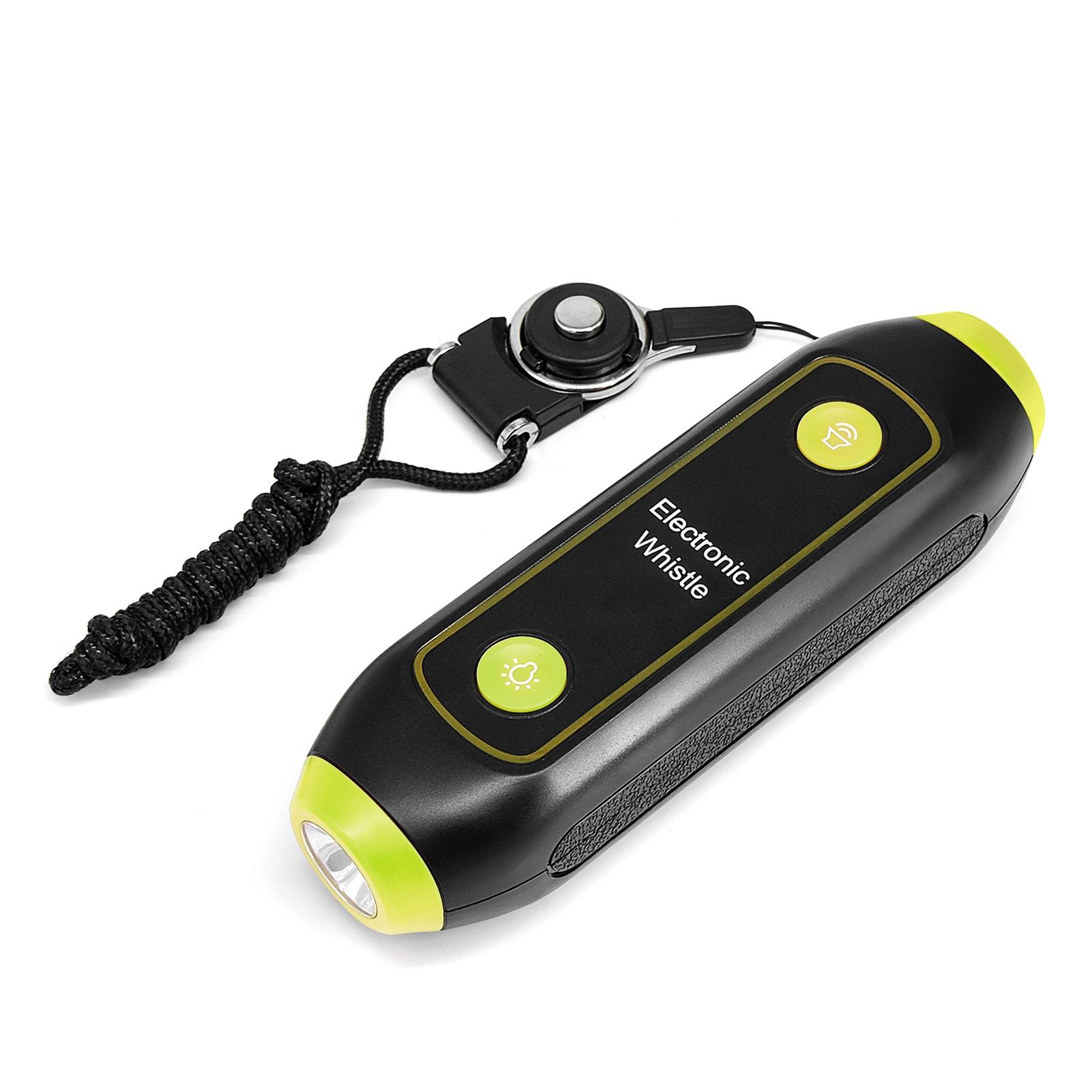 

Electronic Whistle Handheld Electric Whistle with Lanyard SOS Light Flashlight for Coaches Referees P.E. Teacher