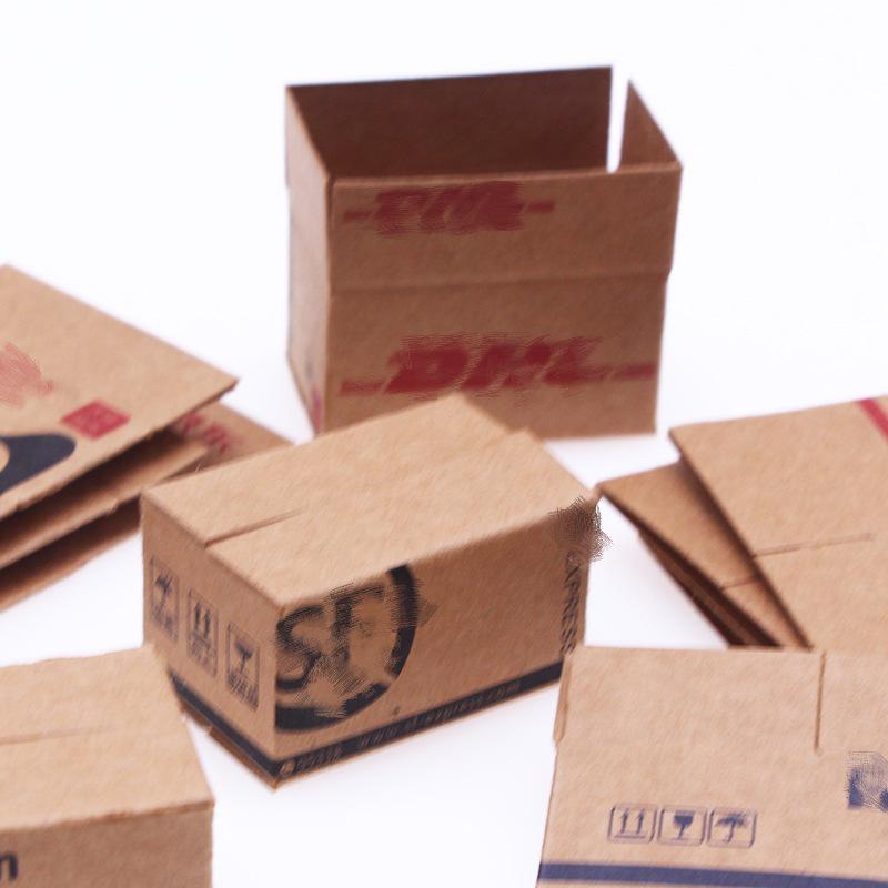 Miniature Cardboard Dollhouse Model for OB11 Toy