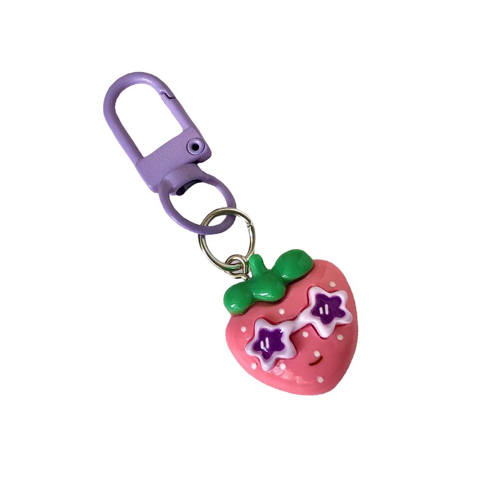 Delicate Fruit Pendant Statement Pendant Bag Pendant Key Ornament Plastic/Resin Texture for Dating and Social Event