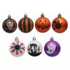6Pcs 6cm Halloween Hanging Ball Mini Tree Ornament DIY Halloween Tree Baubles  for Home Party