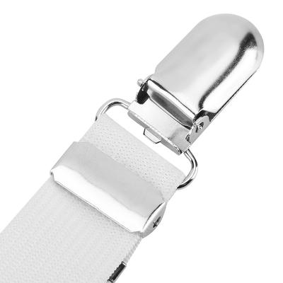 2PCS 90-180cm Bed Sheet Strap Clip   Fasteners   Mattress Holder (white)