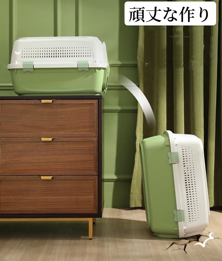 Makikotoma msmr Sac de Transport pour Animaux à Double Porte Pour Petits et Petits Animaux Transporteur de Camping Caisse Rigide Taille S Compatible Avion Transporteur pour Animaux de Compagnie