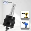 Ergonomic Wood Hole Opener Kit with Bimetallic Construction and Selflocking Extensions Rod for Precise Hole Drilling