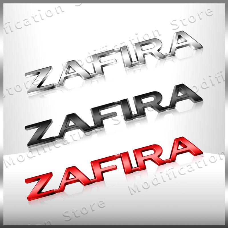 3D Metal Car Decor Rear Trunk Fender Side Emblem Sticker For Opel Zafira ASTRA 1.6 Logo Astra Antara H G Corsa Accessories