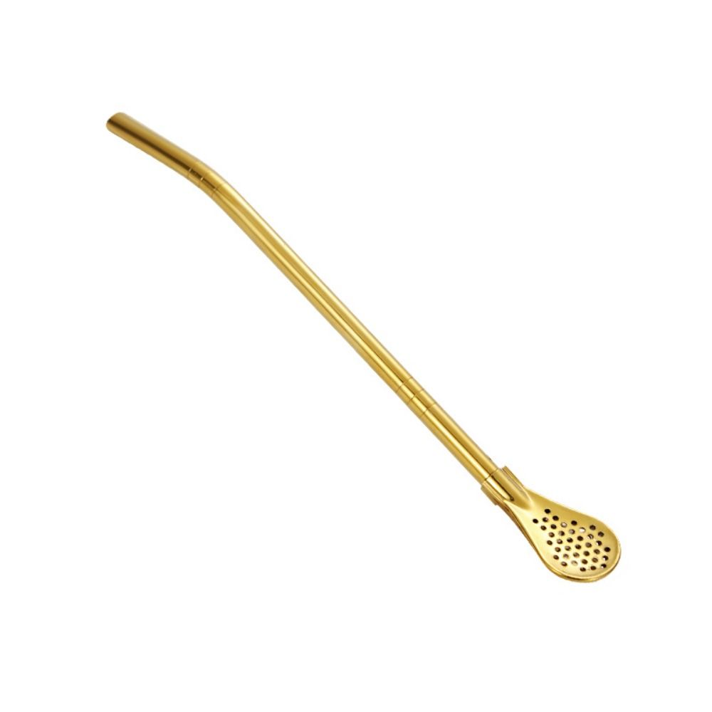 Reusable Yerba Mate Filter 304 Stainless Steel Tea Filter Durable Drinking Straws  Bar Accessories