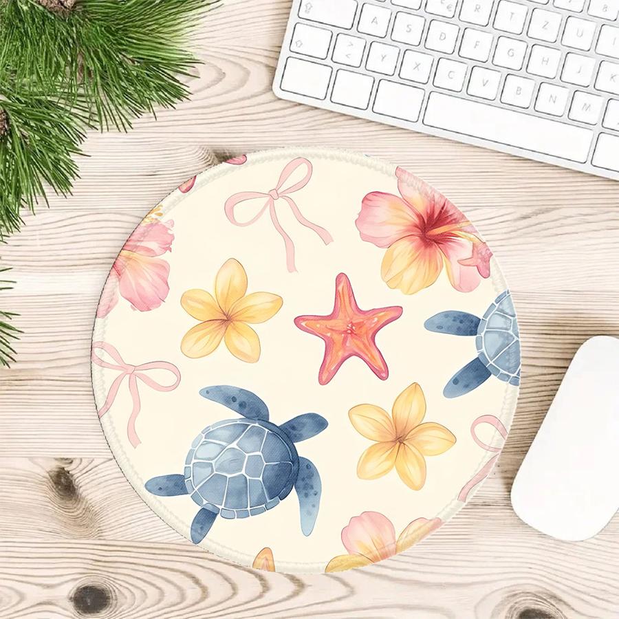 

Cartoon Printed Turtle Anti slip 1pc Mouse Pad Game Console Pad Computer Laptop Pad office Pad Keyboard Mouse Pad Desk 200x200x2mm
