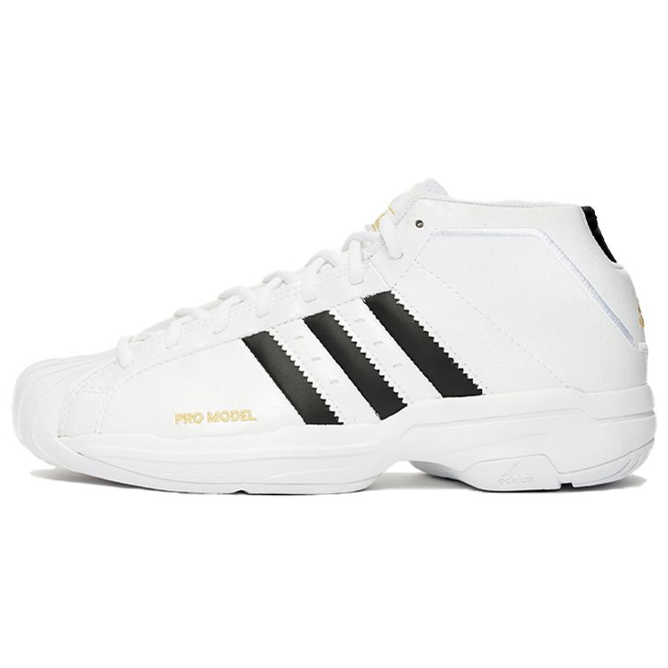 

Adidas Pro Model 2G Cloud White Мужские кроссовки Core-Black FV8049