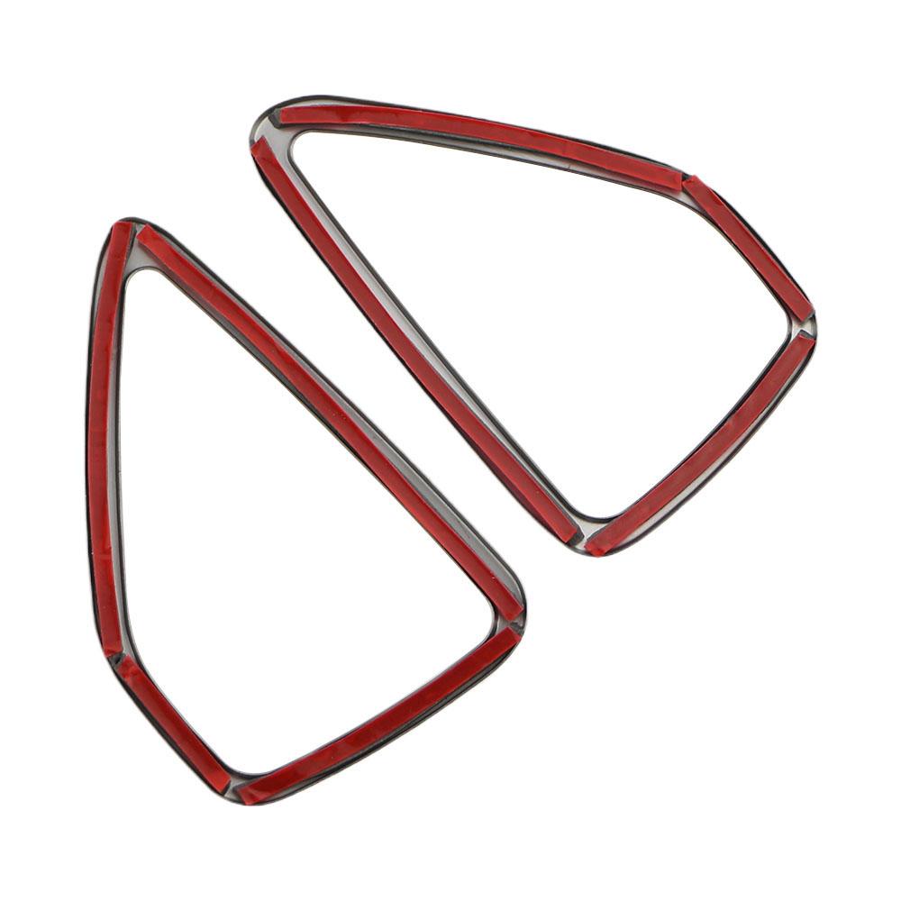 Car Styling 2pcs/set Stainless Steel Dashboard Air Conditioner Outlet Decoration Cover for Peugeot 208 2008 2020-2024