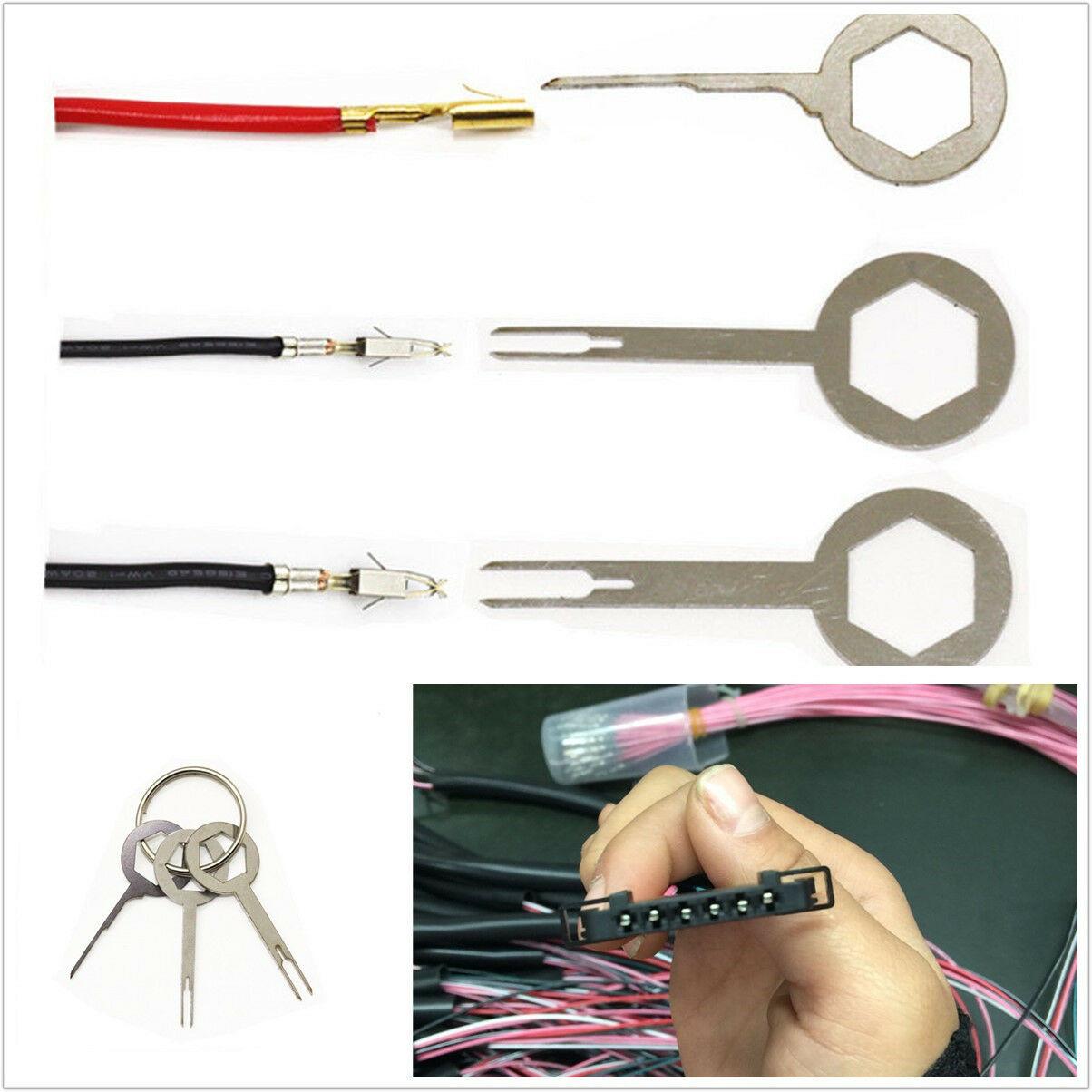 

3 шт. Высококачественный автомобильный клеммный обжимной разъем для проводки, ключ-экстрактор для удаления пинов