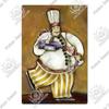 Putuo Decor Chef Metal Painting Retro Tin Sign Cook Kitchen Vintage Wall Decor Restaurant Diner Bistro