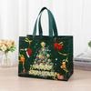1-10pcs Christmas Gift Bags Navidad Santa Elk Snowflake Tote Bag  New Year Children's Gift Bags Portable Gift Box with Handle