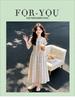 Girl's Elegant Blue & White Floral Lapel Summer Dress 2026
