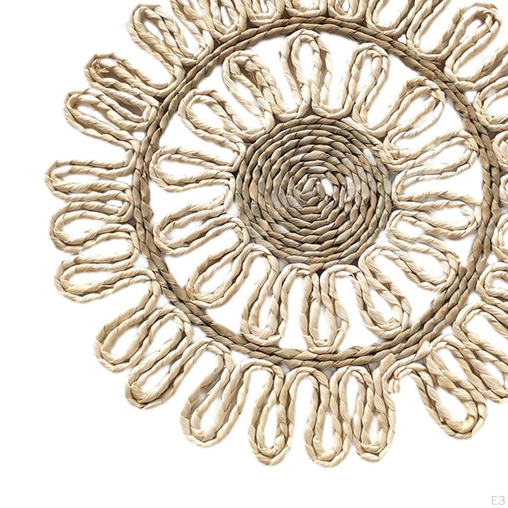 Bohemian Placemat Place Mat Decorative Decor Dishes Rustic Party Countertop Hotel Desk Versatile