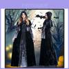 Encantador Vestido Longo de Vampiro de Halloween Para Bruxas Perfeito Para Eventos de Role-playing