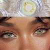 FERSHLADY Colored Contact Lenses 2pcs 14.0mm Yearly, 40% Water, Natural Iris Design, Soft & Breathable, Comfortable for Daily Makeup